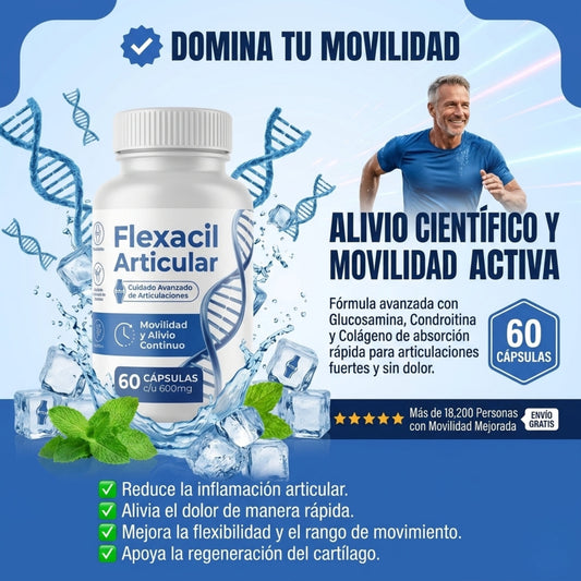 Flexacil - Capsulas para el dolor de articulaciones - Oferta 2X1