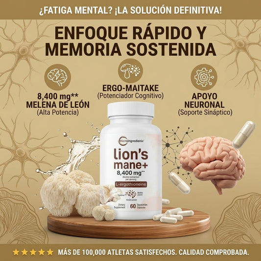MicroIngredients - Capsulas de Melena de Leon - OFERTA 2X1