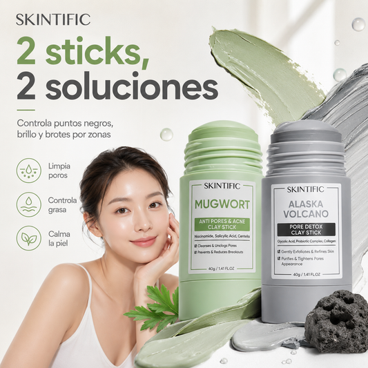 ClearDuo™ – Stick Facial 2 en 1 para Poros y Brotes